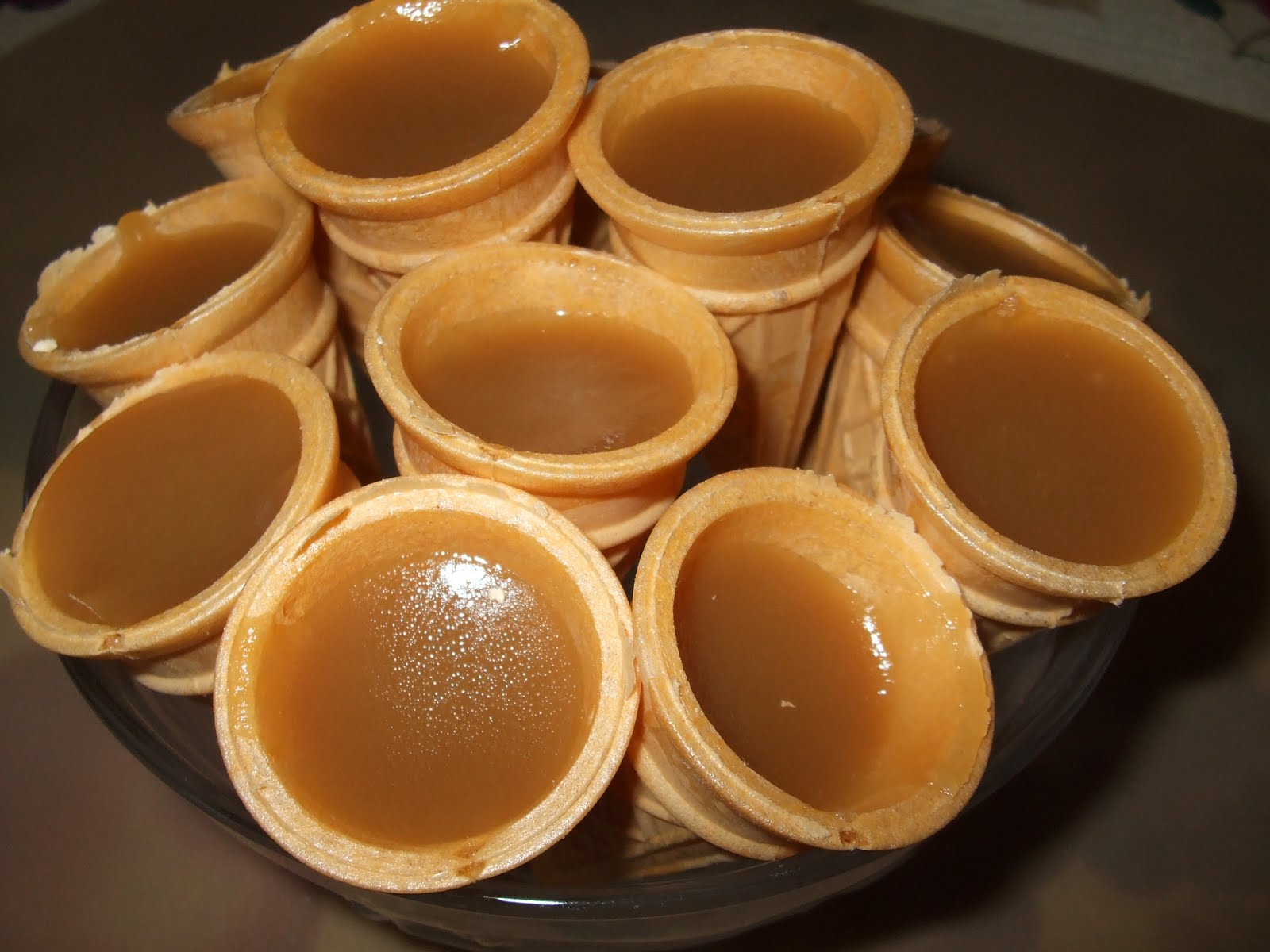 Dans les casseroles de GG Petits à l`érable (microondes)