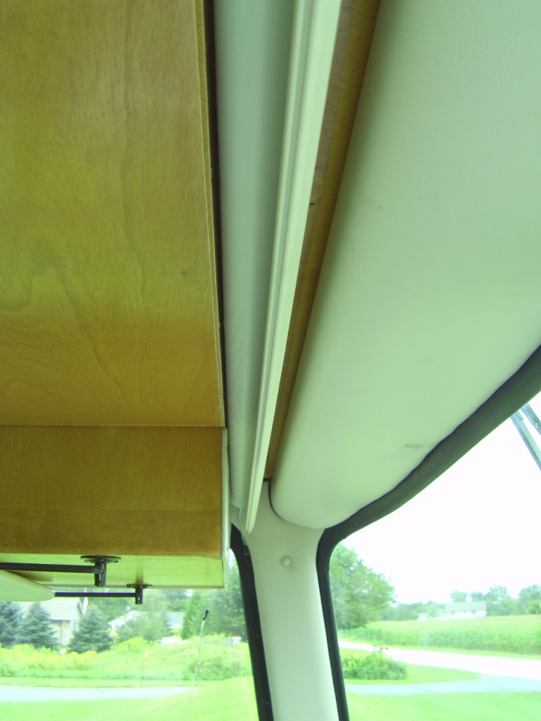 What A View!!! MOTORHOME MODIFICATION Our new powered windshield shade
