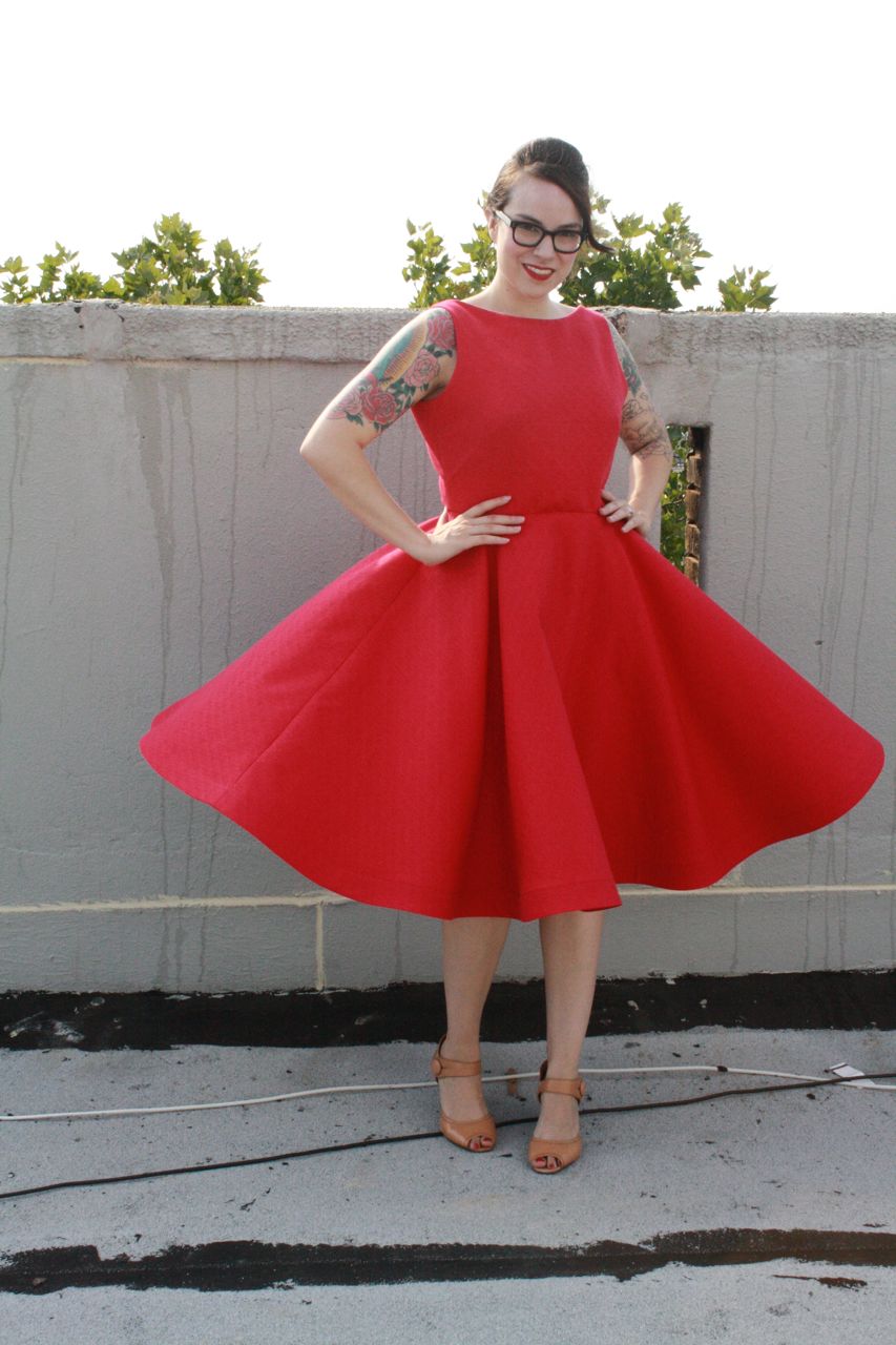 Gertie's New Blog for Better Sewing: Twirl! (First Draping Project)
