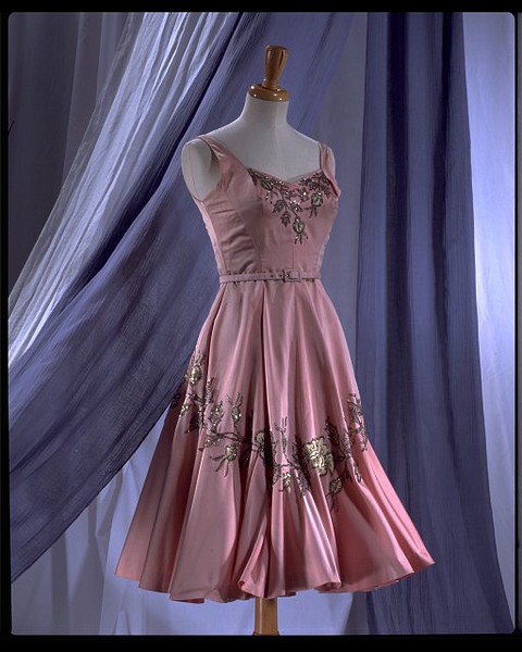Gertie's New Blog for Better Sewing: 1955: The Year of the Pink Beaded ...
