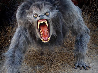 dark horror werewolf wallpaper