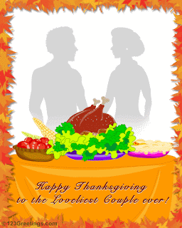 Thanksgiving Love Couple Cards