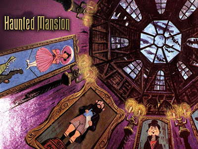 haunted house mansion wallpaper