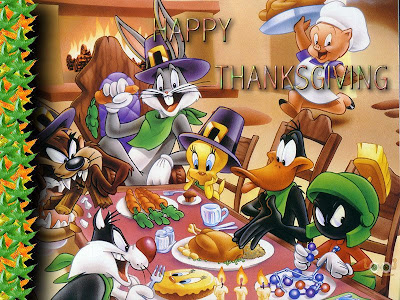 Thanksgiving Cartoon Cards