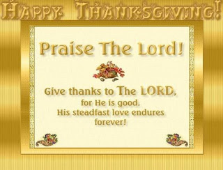 christian thanksgiving prayer card