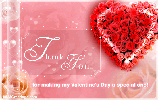 Thank valentine thanks card customize ecard send Valentine's Day Cards: June 2010