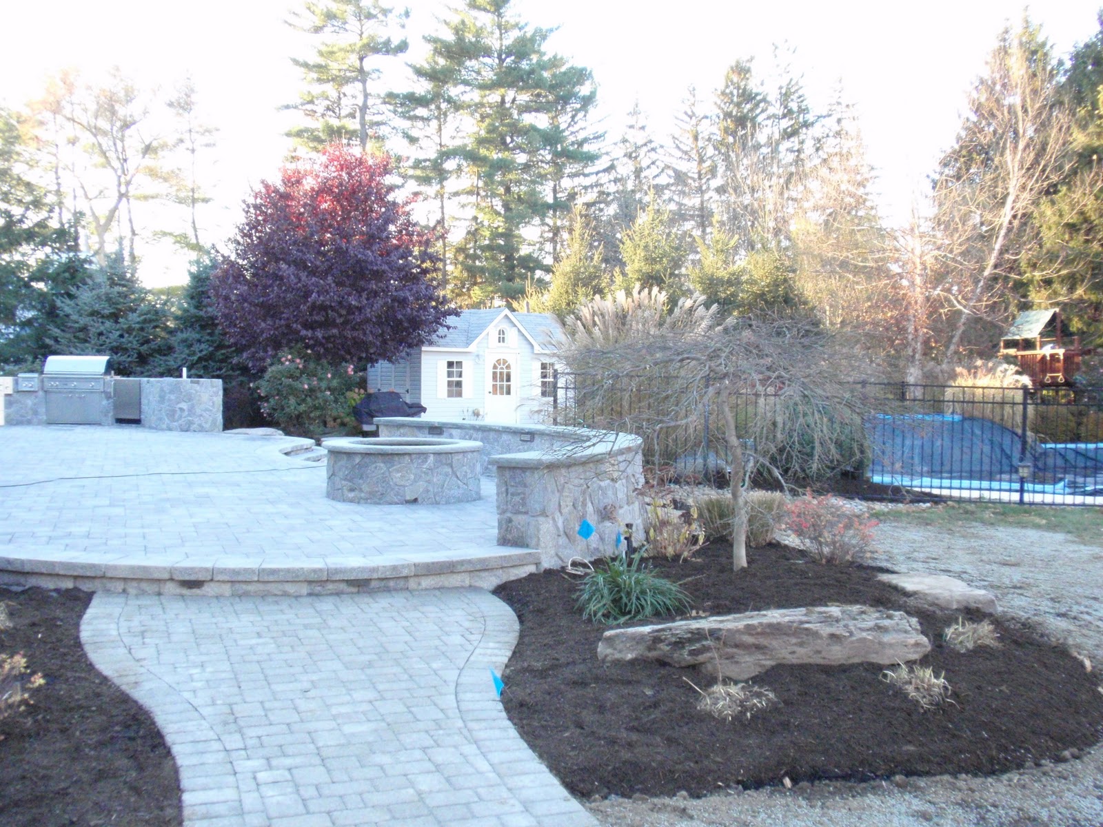 DIY by Design Outdoor patio Almost done