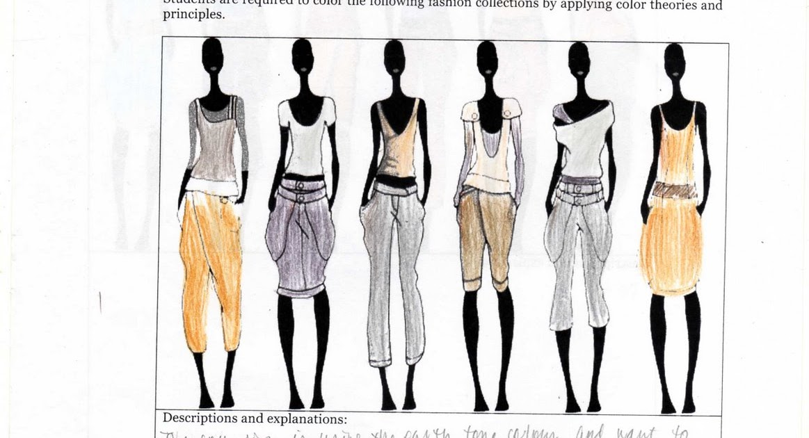 Fashion Trend Analysis Class Exercise colour theories and principle