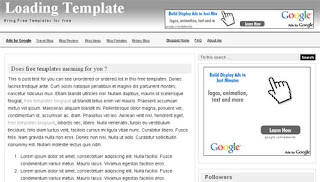 Loading Blogger Template