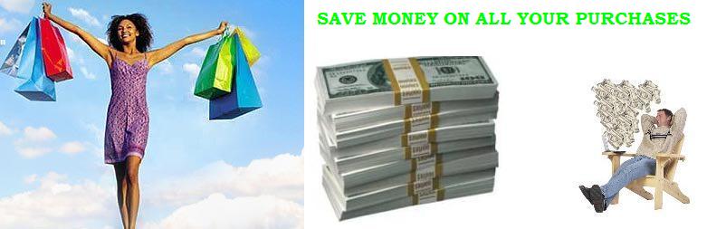 Save money on all your purchases