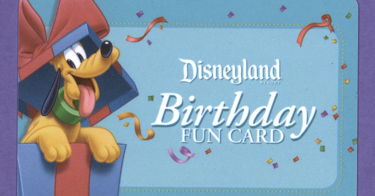 Vintage Disneyland Tickets Disneyland Birthday Fun Card