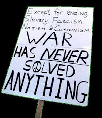 War Has Never Solved Anything