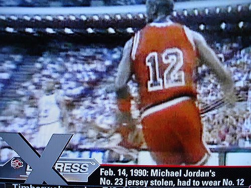 michael jordan wearing number 12