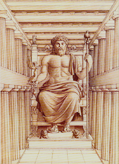 Las antiguas 7 maravillas del mundo: Estatua de Zeus en Olimpia.