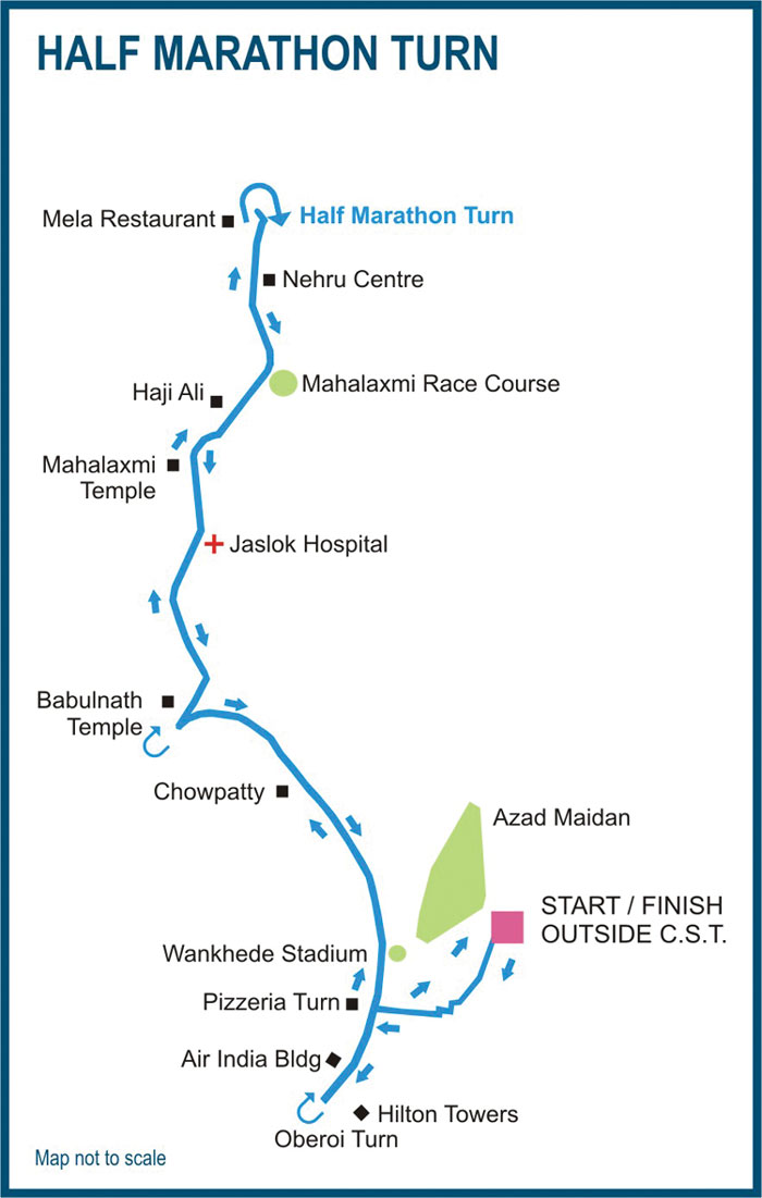 2Wall (go to Mumbai Marathon Route Map
