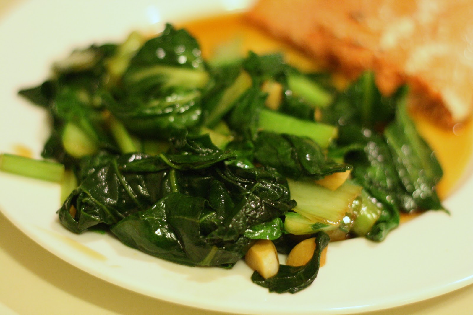 Laine's Recipe Box AsianStyle Sauteed Greens