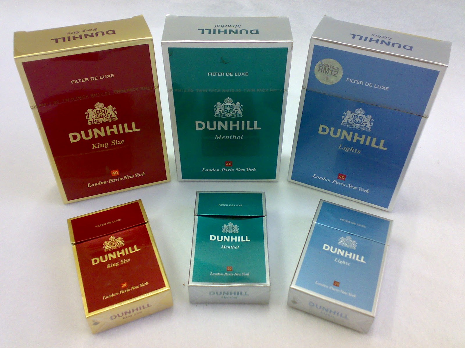 Cigarette Memoirs: Dunhill's 3 Basic Blends