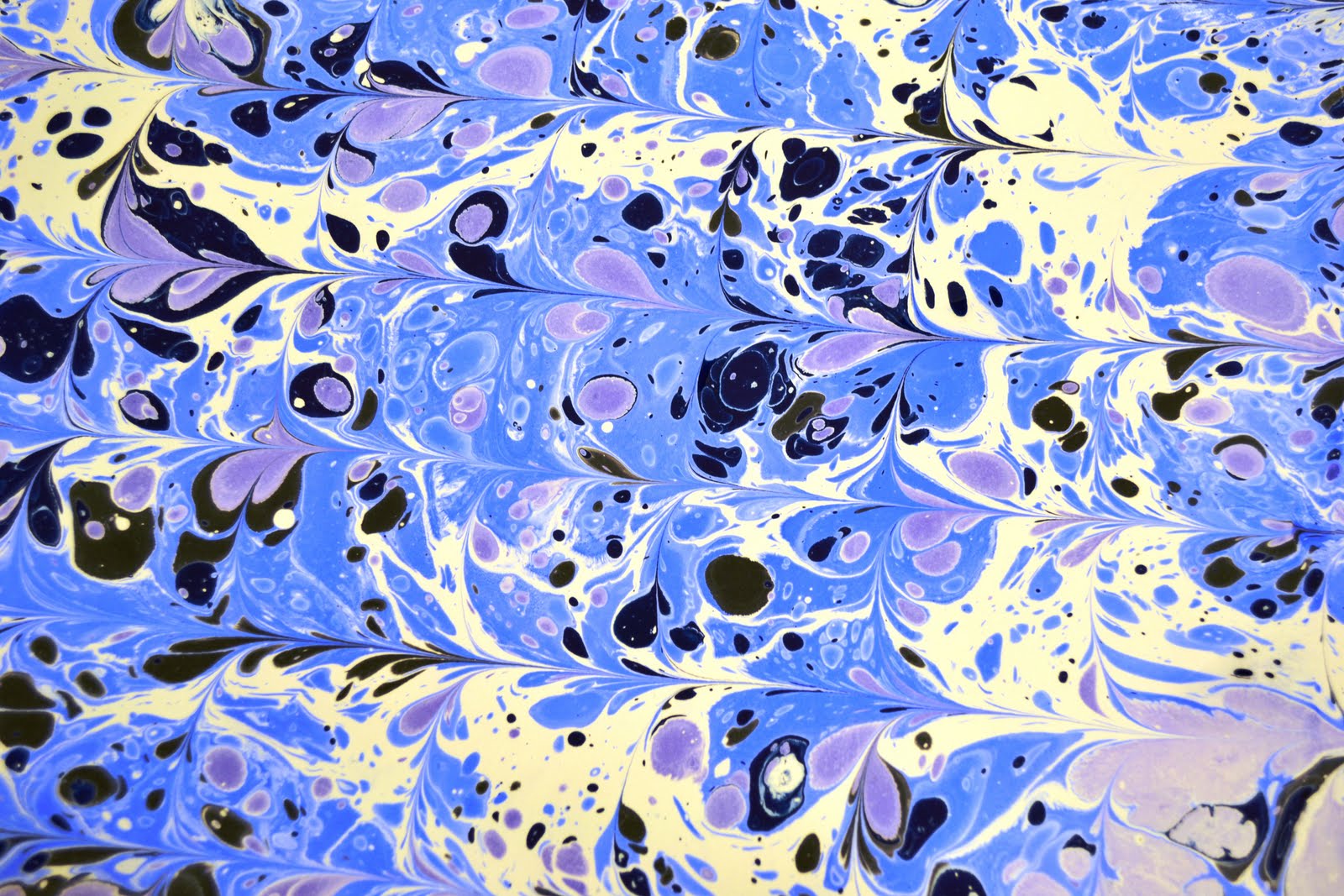 Wonderous Clusterf#@k: Paper Marbling Closeups