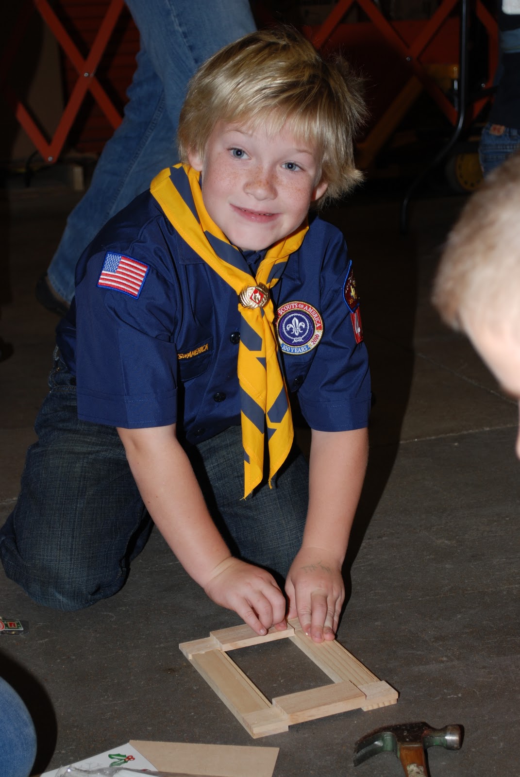 The Sheppard Sheep Cub Scouts at Home Depot