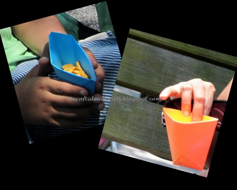 Craft Ideas for all Make your own Paper Cups for snacks