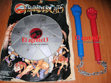 THUNDERCATS NUNCHAKU DE PANTHRO Y ESCUDO.