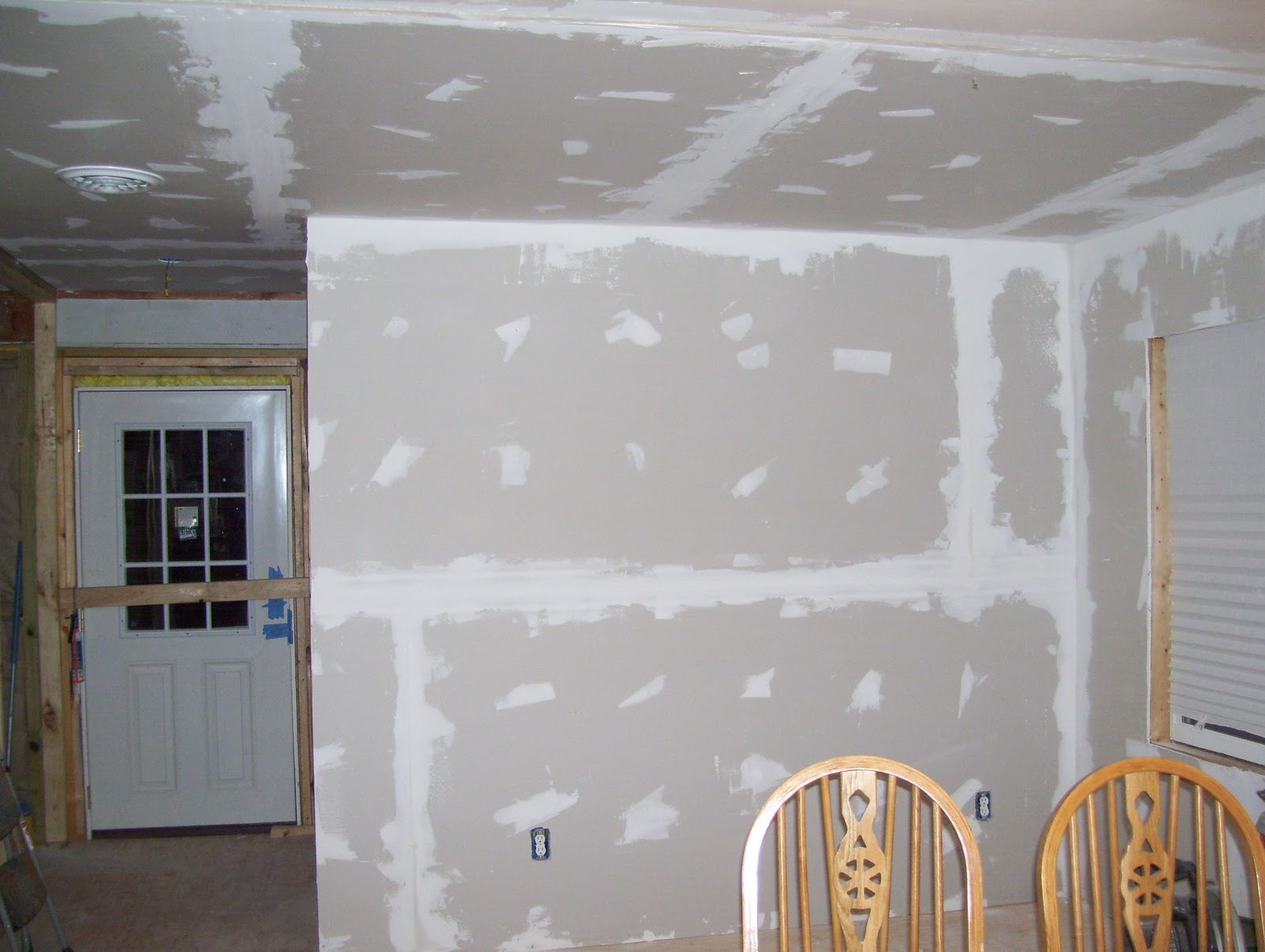 A Little Bit of a Lot Sheetrock, screws and mud