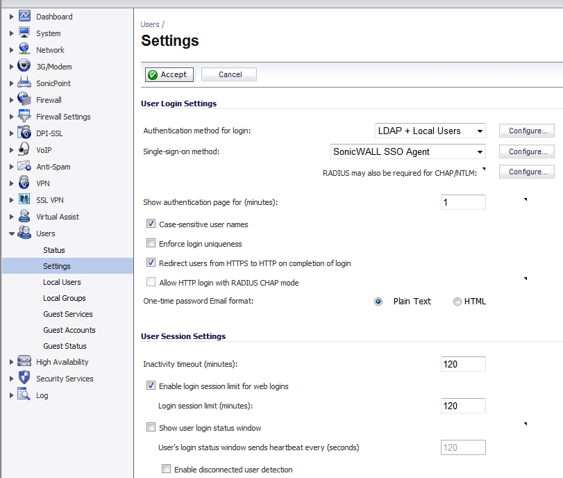 Sonicwall 5.8 New Features