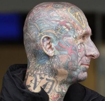 Weird Face Tattoos