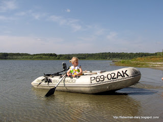 Озеро Красилово, Ребенок на рыбалке