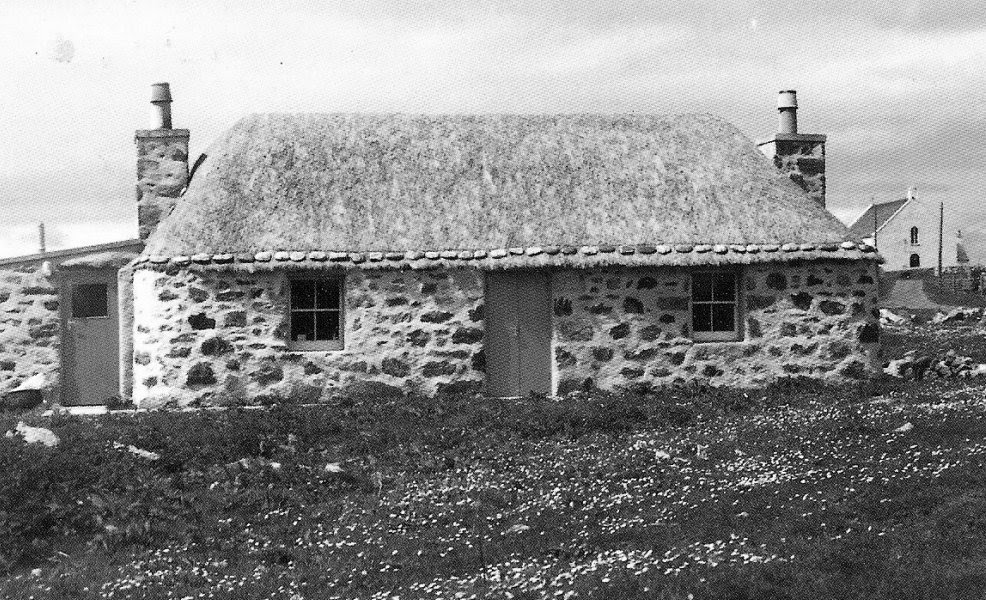 Tour Scotland Old Photograph Croft Cottage South Uist Scotland