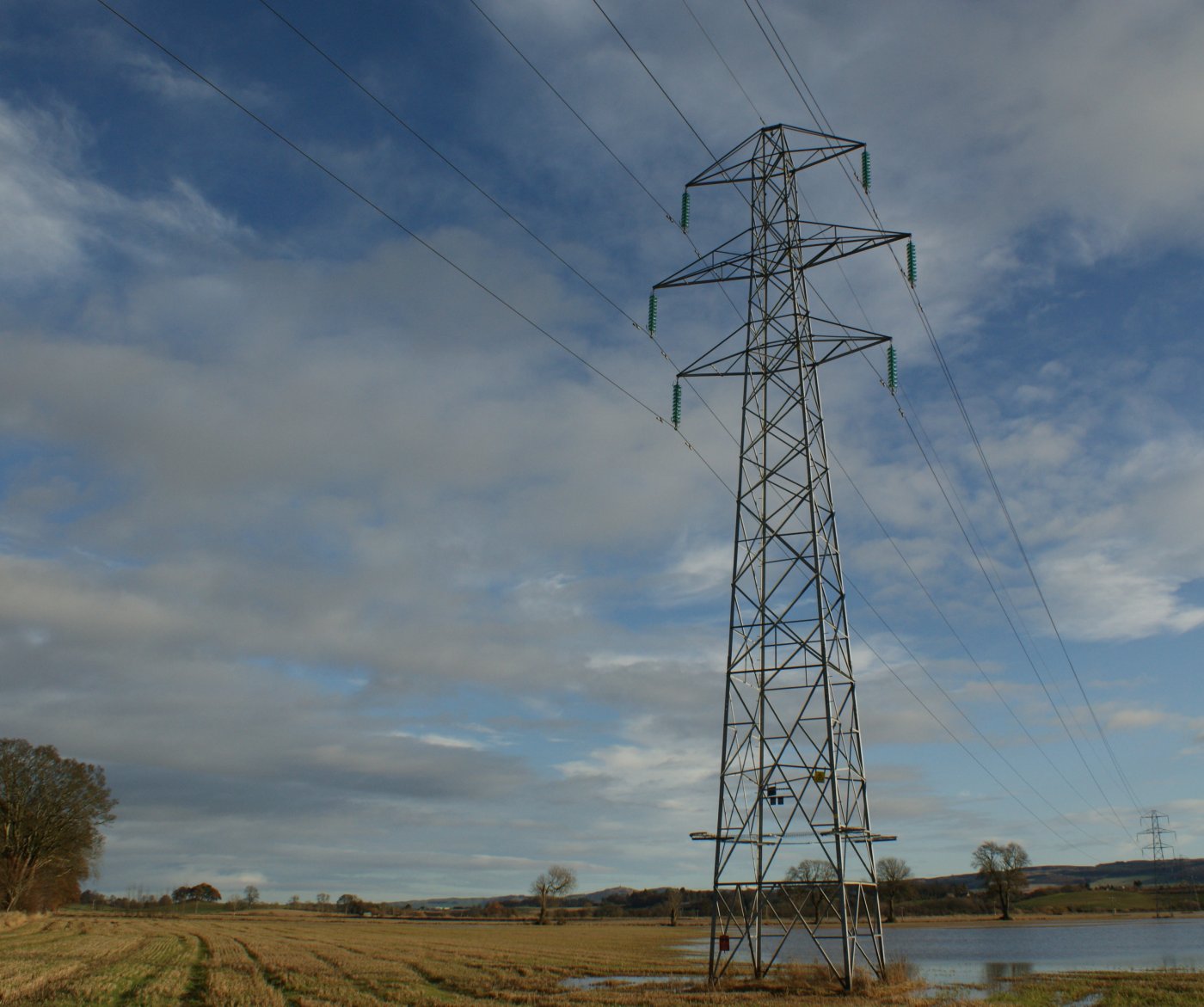 Tour Scotland November 23rd Photograph Pylons Scotland
