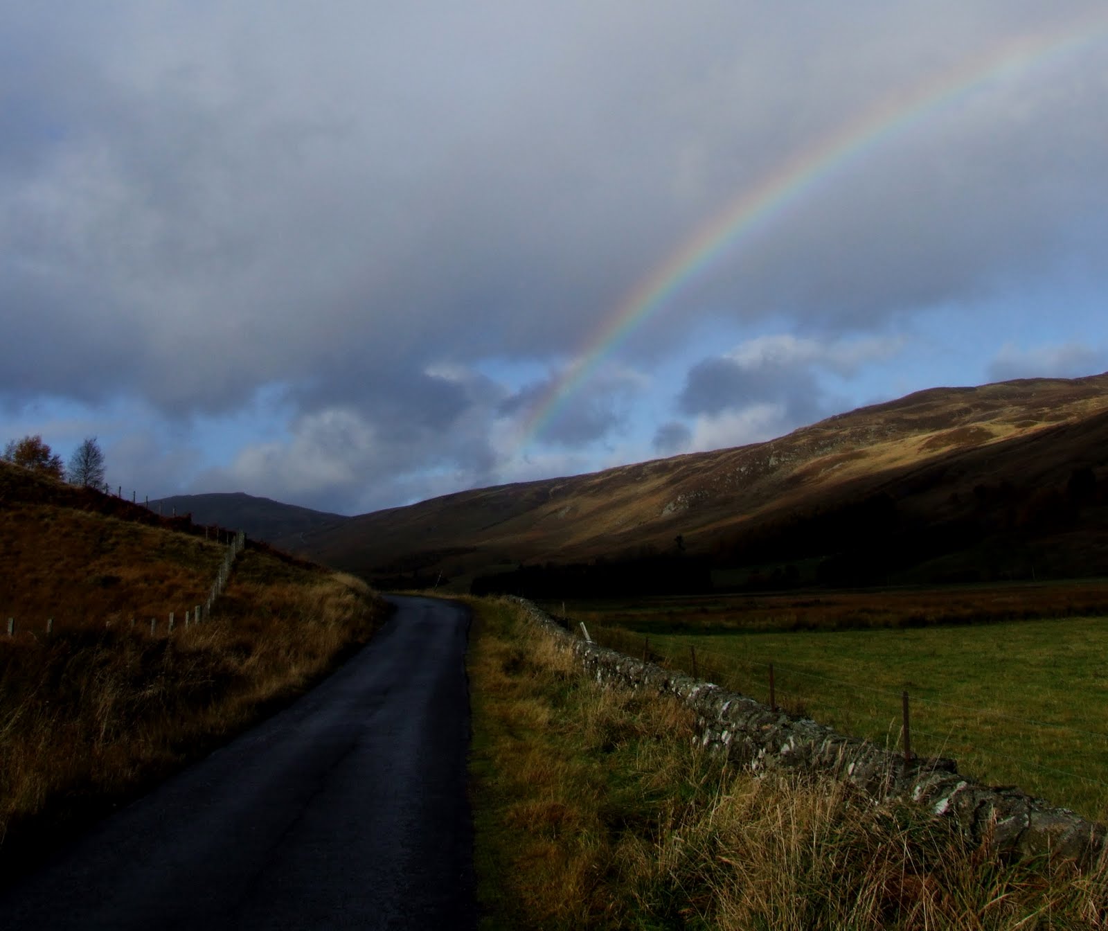Tour Scotland: October 30th Tour Photograph Rainbow Highlands Scotland