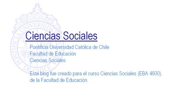 Ciencias Sociales