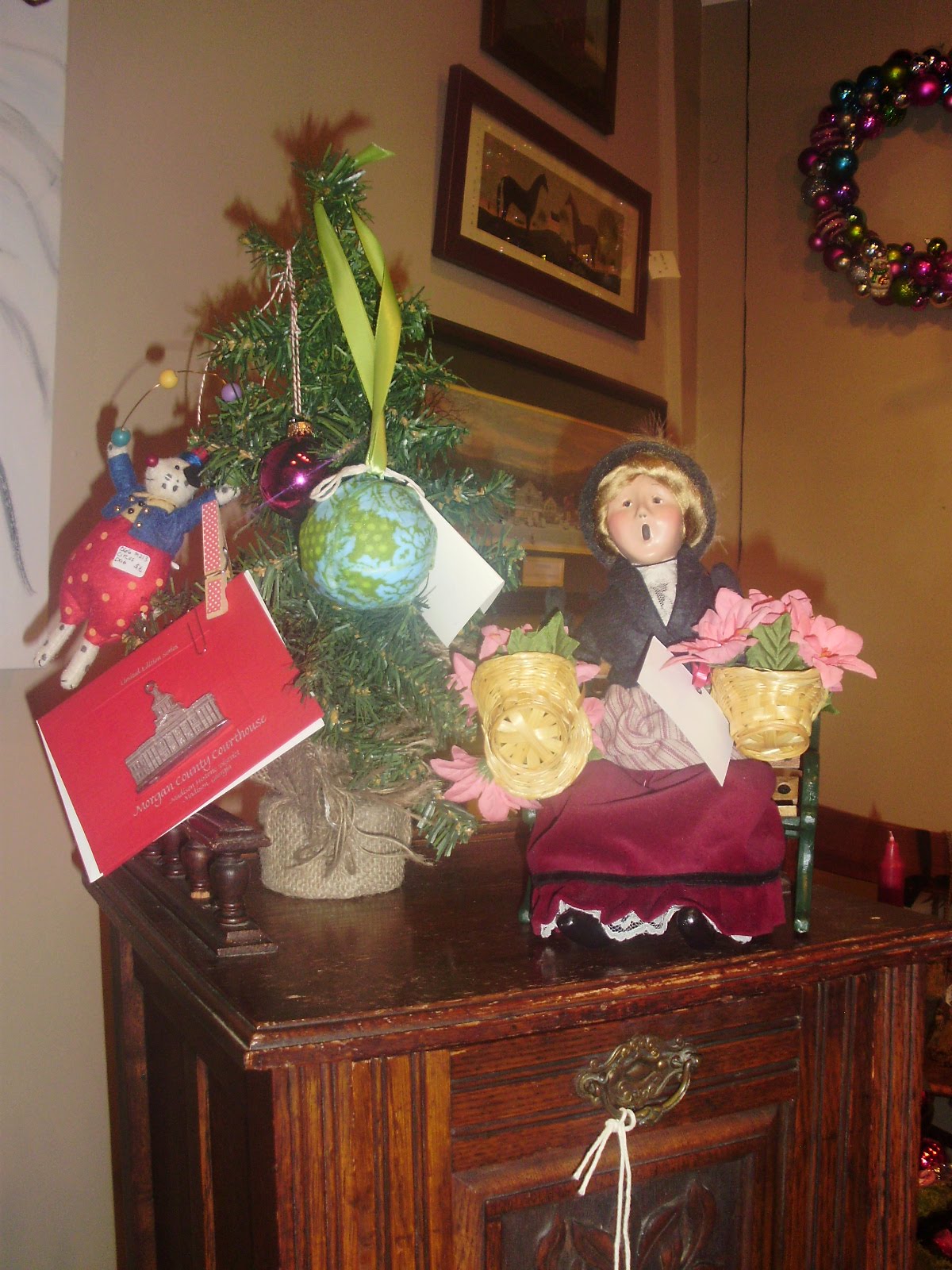 Fabric Ornaments and Printable Memory Cards