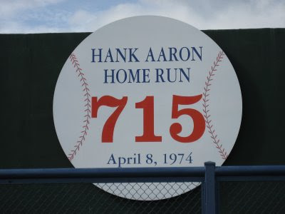 Monument to Hank Aaron's 715th
