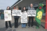 animal rights protestors in Sunderland