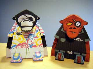 Badstarz Monkey Papercraft Update