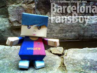 Barcelona Fanboy Papercraft