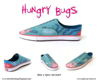 Vans Era Shoe Papercraft Hungry Bugs