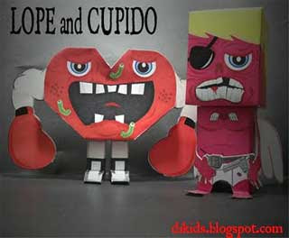 Cupid Papercraft