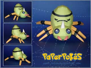 Pokemon Spinarak Papercraft