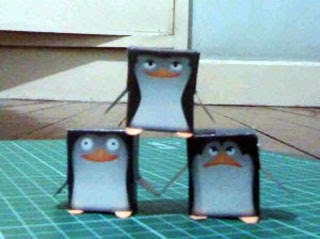 Madagascar Penguin Papercraft