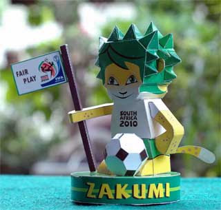 Zakumi Papercraft 2