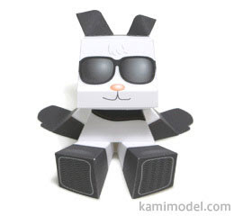 Panda Mood Paper Toy