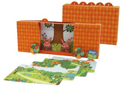 Tortoise & Hare Picture Box Papercraft