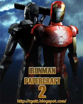 Iron Man 2 Papercraft Mark VI Armor