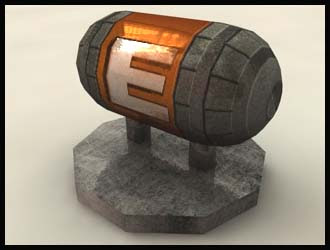 Metroid Energy Tank Papercraft