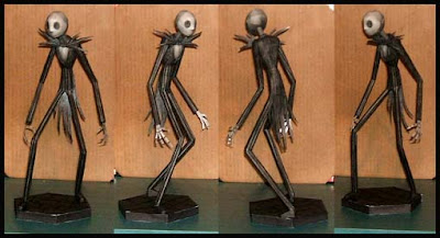 Nightmare Before Christmas Jack Skellington Papercraft