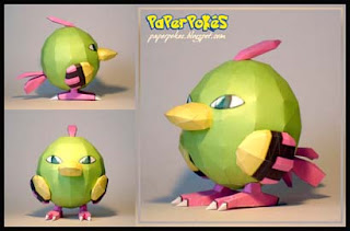 Pokemon Natu Papercraft