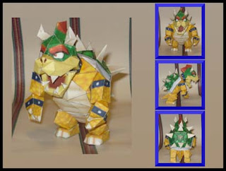 Super Mario Bowser Papercraft